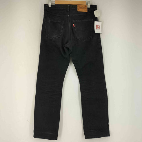 ロール ROLL ROLLS ARMOR ボタンフライブラックデニムパンツ メンズ JPN:M